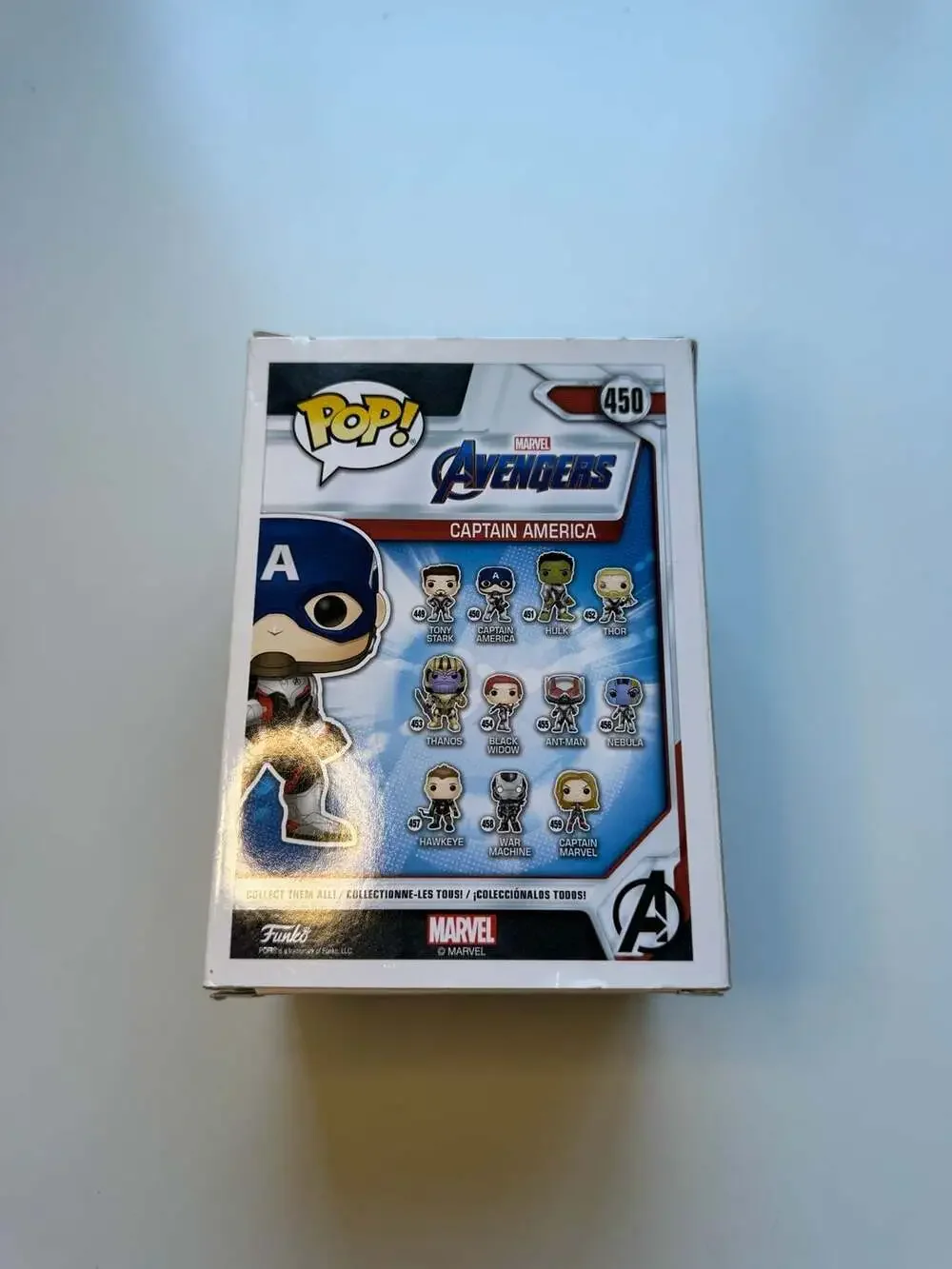 Funko Pop! Avengers Endgame Captain America #450 Vinyl Figure